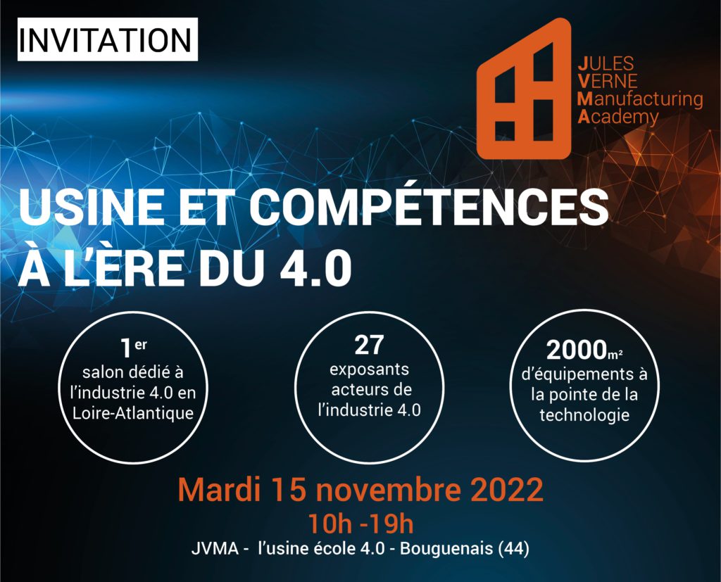 INVITATION : « USINE ET COMPETENCES A L’ERE DU 4.0 » LE 15 NOVEMBRE