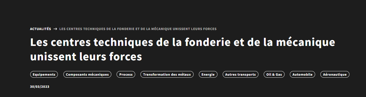 FUSION DU CETIM ET DU CTIF