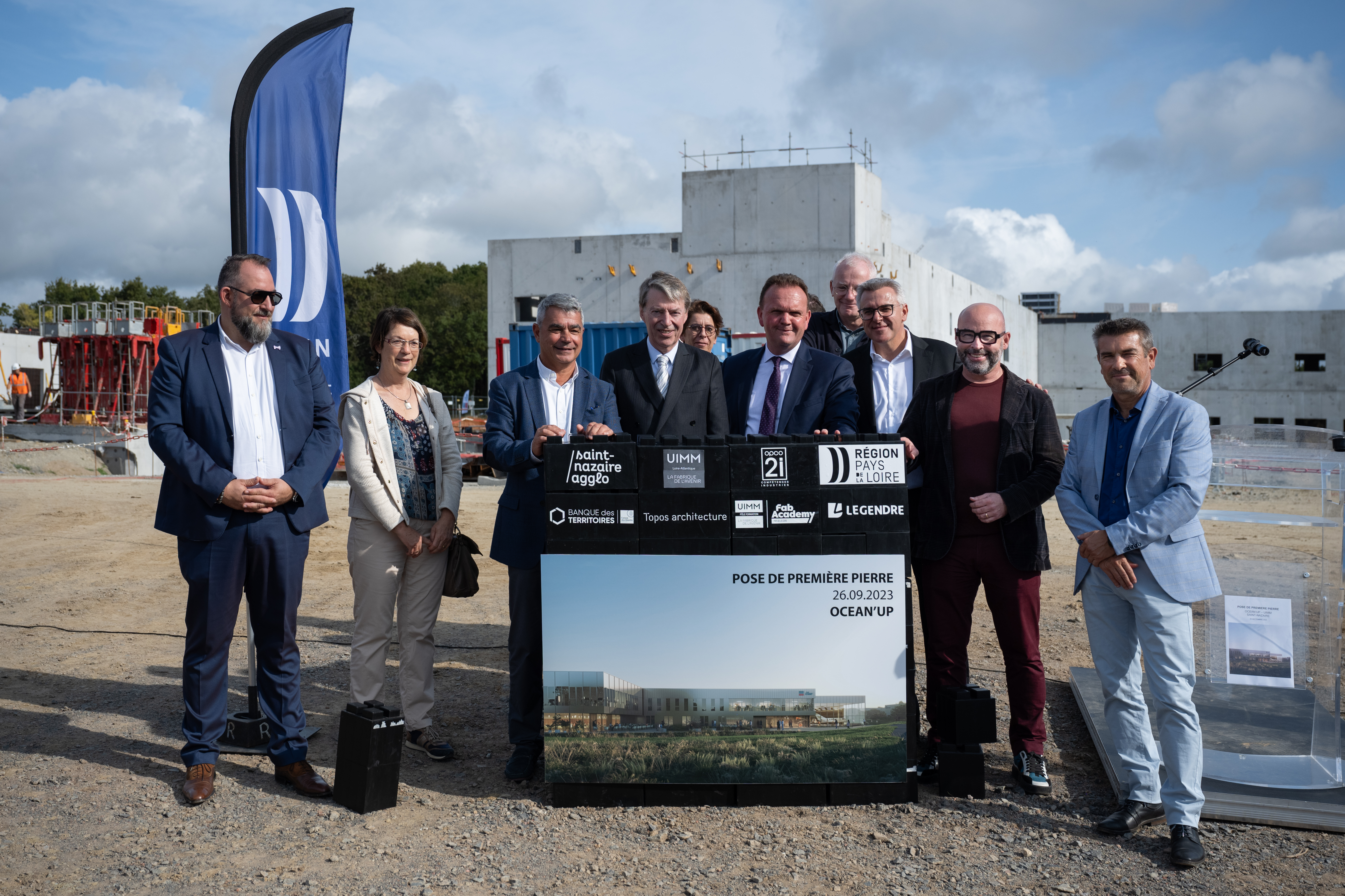 SAINT-NAZAIRE : LA FAB’ACADEMY A POSE LA 1ERE PIERRE DE SON NOUVEAU CAMPUS