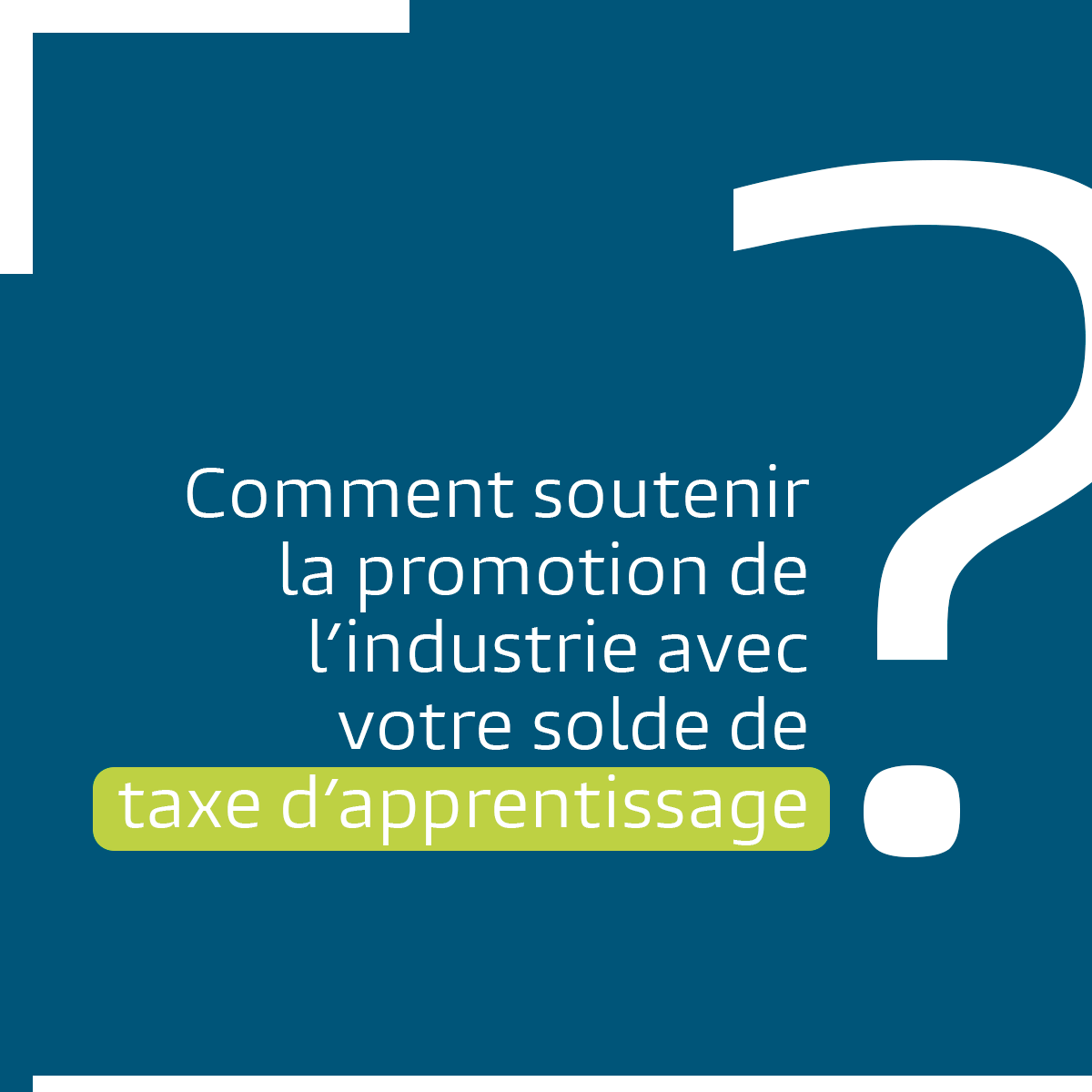 [TAXE D’APPRENTISSAGE]